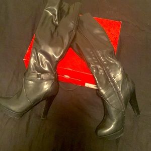 Black Leather Boots